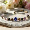 Evil Eye Multi-Crystal Protection Bracelet mySite