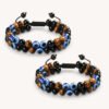 Double Layer Tiger’s Eye Evil Eye Protection Bracelet mySite