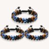 Double Layer Tiger’s Eye Evil Eye Protection Bracelet mySite
