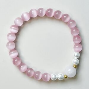 Cat's Eye Pearl Balance Bracelet mySite