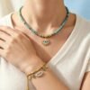 Evil Eye Turquoise Pendant Protection Bracelet mySite