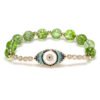 Peridot Evil Eye Bracelet mySite
