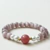 Cat's Eye Pearl Balance Bracelet mySite
