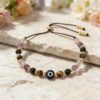 Evil Eye Multi-Crystal Protection Bracelet mySite