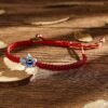 Hamsa Hand Red String Bracelet - Evil Eye Protection - Buddha & Karma