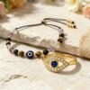 Evil Eye Multi-Crystal Protection Bracelet mySite