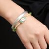 Peridot Evil Eye Bracelet mySite