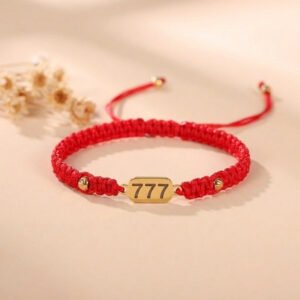 777AngelNumberBracelet1 777 Angel Number Luck Bracelet