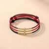 JADE & QI 24K Gold-Plated 925 Sterling Silver Bead Tibetan Protection Bracelet