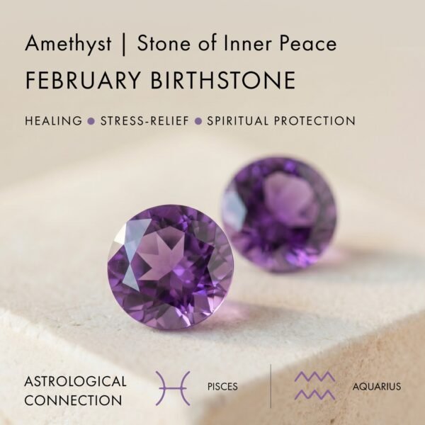 Pisces Zodiac & February Birthstone Necklaces mySite