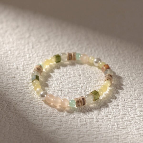 Cat’s Eye Crystal Pearl Balance Bracelet mySite