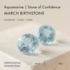 Pisces Zodiac & March Birthstone Necklaces mySite