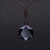 Black Obsidian Talisman - Necklace for Protection - Buddha & Karma