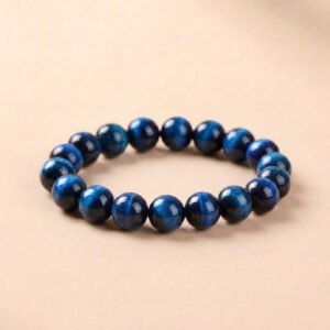 Blue_Tiger_s_Eye_Bracelet_9 Buddha & Karma Blue Tiger’s Eye Bracelet - Confidence & Creativity