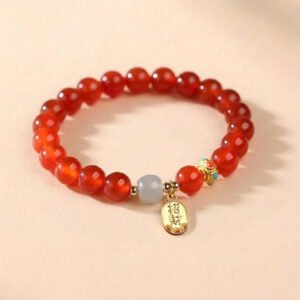 Buddha_Karma_Red_Agate_Good_Fortune_Bracelet Buddha & Karma Red Agate Good Fortune Bracelet