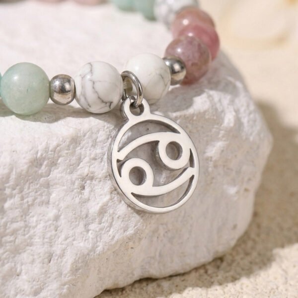 Buddha & Karma Cancer Zodiac Crystal Bracelet