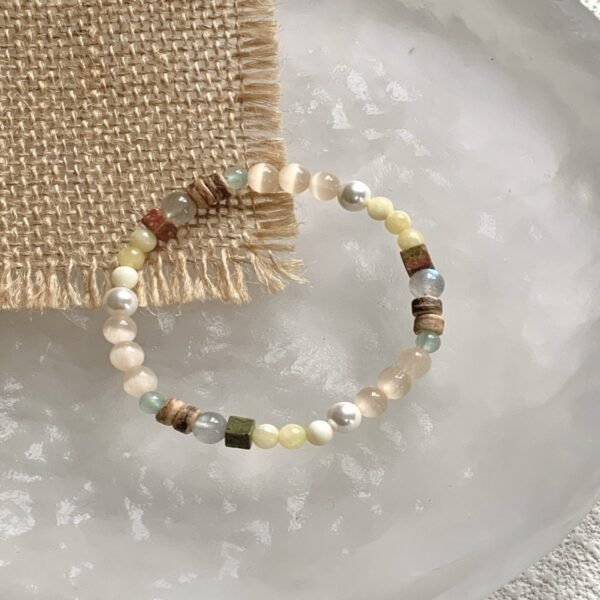 Cat’s Eye Crystal Pearl Balance Bracelet mySite
