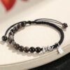 Strawberry Quartz Red String Snake Protection Couple Bracelet WiAuGem