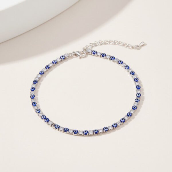 Evil Eye Zircon Balance Necklace mySite