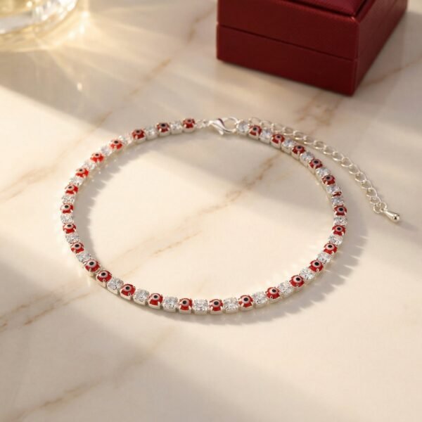 Evil Eye Zircon Balance Necklace mySite
