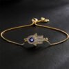 Evil Eye Zircon Palm Protection Bracelet mySite