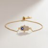 Evil Eye Zircon Palm Protection Bracelet mySite