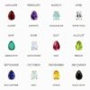 Libra Zodiac & September Birthstone Necklaces mySite