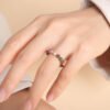 Tourmaline Ring - Natural Healing Crystal Bead Rings