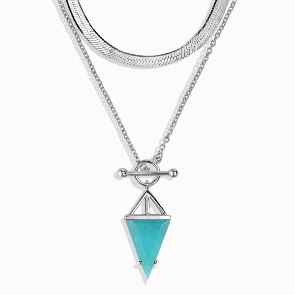Amazonite Heroine & Herringbone Necklaces mySite