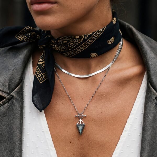 Labradorite Heroine & Herringbone Necklaces mySite