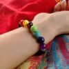 7 Chakra Lava Stone Bracelet - Essential Oil Diffuser - Buddha & Karma