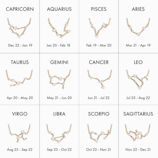 Pisces Zodiac & February Birthstone Necklaces mySite
