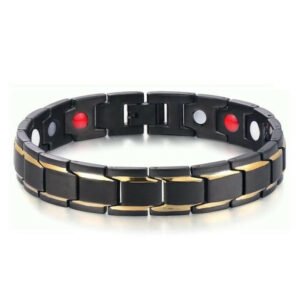 MagneticTherapyBracelets-Black_Silver_Gold3 Magnetic Therapy Bracelets - Black, Silver, Gold - Buddha & Karma