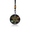 Black Tourmaline Metatron’s Cube Orgonite Protection Necklace