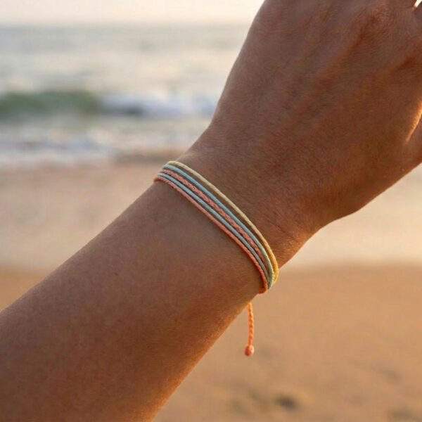 Buddha & Karma Multiple Strings Intention Bracelet Handmade - Luck, Calm, Protection