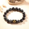 JADE & QI Natural Rainbow Obsidian Healing Bracelet