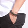 JADE & QI Natural Rainbow Obsidian Healing Bracelet