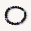 Obsidian Evil Eye Protection Bracelet mySite