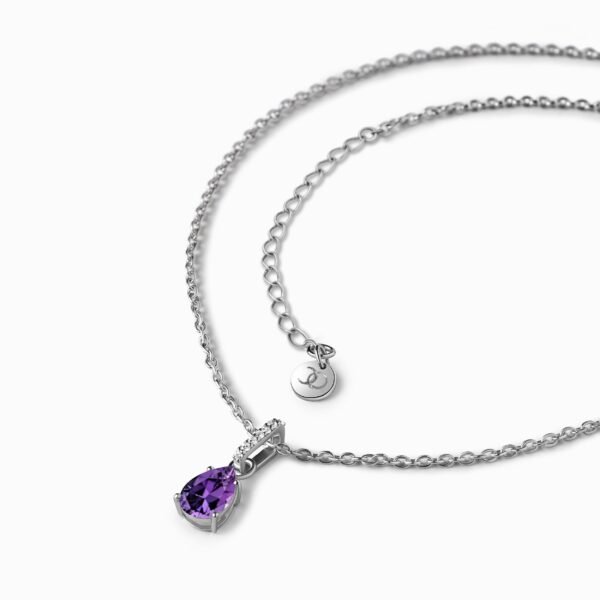 Aquarius Zodiac & February Birthstone Necklaces mySite