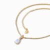 Cancer Zodiac & June Birthstone Necklaces mySite