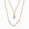 Aries Zodiac & March Birthstone Necklaces mySite