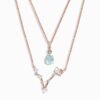 Pisces Zodiac & March Birthstone Necklaces mySite