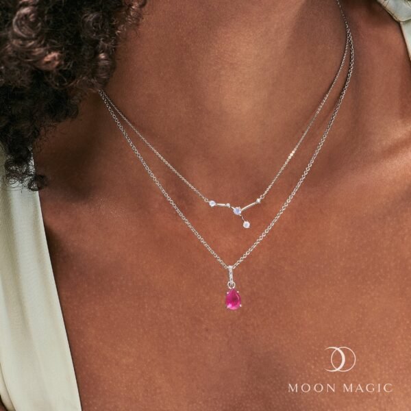 Cancer Zodiac & July Birthstone Necklaces mySite