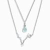 Pisces Zodiac & March Birthstone Necklaces mySite
