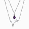 Pisces Zodiac & February Birthstone Necklaces mySite