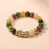 JADE & QI Pixiu Five Elements Crystal Bracelet – Align with Abundance and Elemental Balance