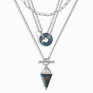 Pop_Up_Bundle_3_Necklaces_Donut_SIL Labradorite Heroine T-Lock & Ora Necklaces & Widelink Chain mySite