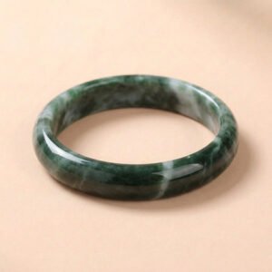 JADE & QI Pure Jade Bangle Bracelet - Healing & Protecting
