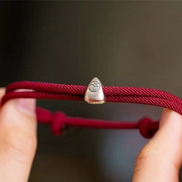 Red String Fu Lucky Bracelet - Buddha & Karma