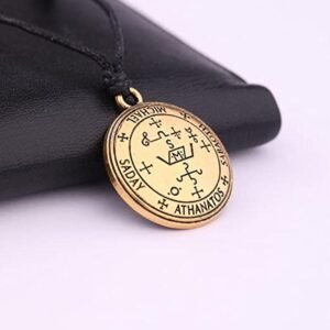 SigiloftheArchangelMichaelAmulet-ProtectionNecklace1 Sigil of the Archangel Michael Amulet - Protection Necklace - Buddha & Karma